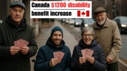 $1,200 Disability Benefit Increase Confirmed in Canada — Payments Start 15 December