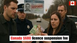 Drivers in Canada Face $680 Licence Suspension Fee From 15 December Rule Change